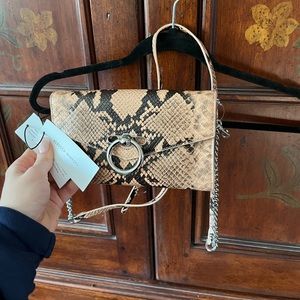 Brand New Rebecca Minkoff snakeskin cross body